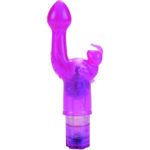 Vibrador CALEXOTICS Bunny Kiss Pink med fleksibel hode