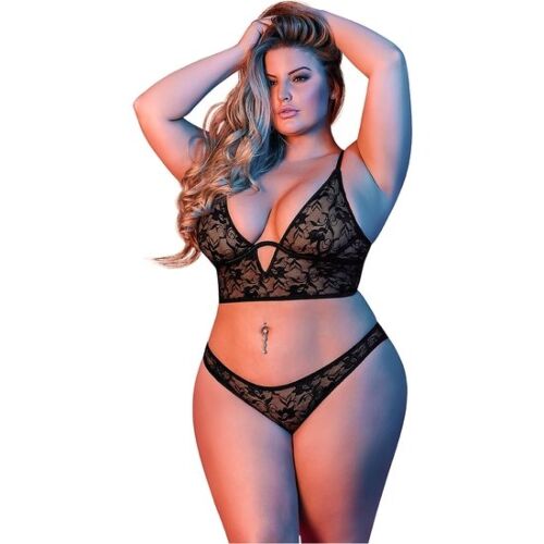 Bralette & Panty Set med regulerbare stropper