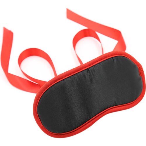 Helmaske OHMAMA BLACK FETISH RED EDGES