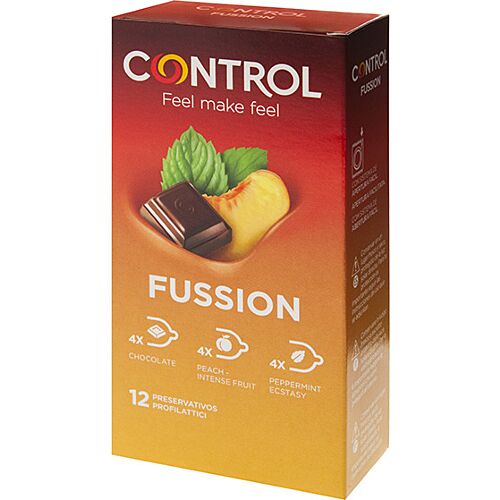 Kondom Control Fussion 12 enheter med forskjellige dufter