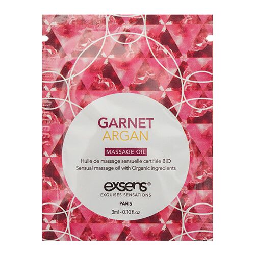 Massasjeolje Exsens Garnet Argan 3ml for velvære