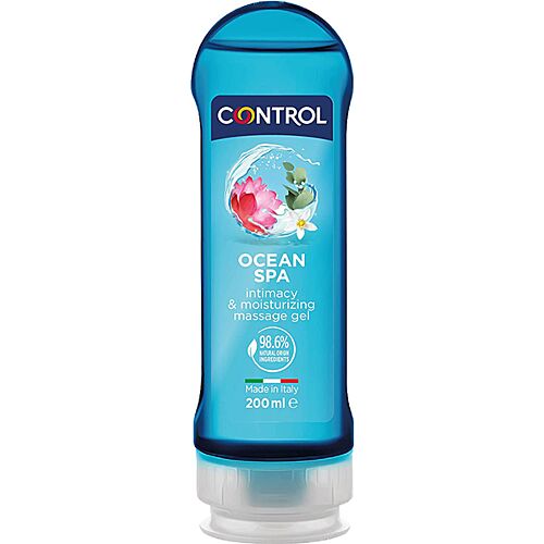 Massasjeolje CONTROL 2 i 1 200 ML med havets berøring