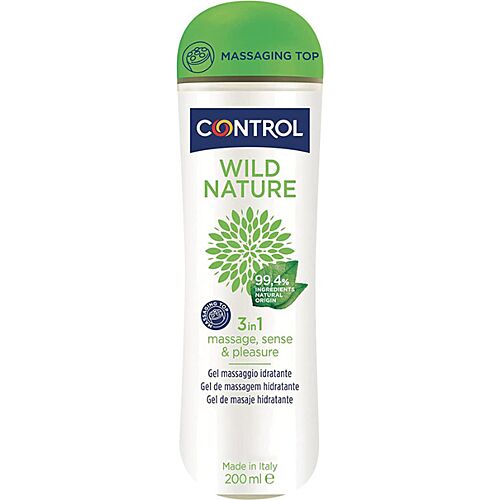 Massasje gel CONTROL Wild Nature 3 i 1 200 ml