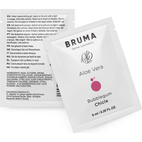 Glidemiddel BRUMA Aloe Vera 6 ml
