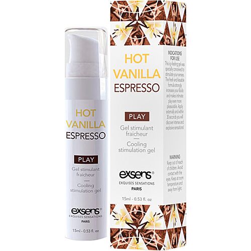 Kjøle Stimuleringsgel Exsens Hot Vanilla Espresso 15 ml