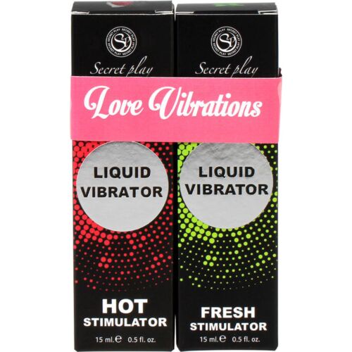 Ereksjonsøker SECRETPLAY LIQUID VIBRATOR LOVE VIBRATIONS PACK