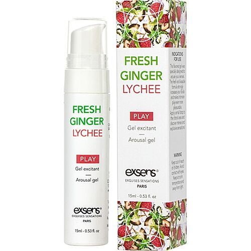 Arousal Gel Exsens Fresh Ginger Litchi 15 ml med intens opphisselse