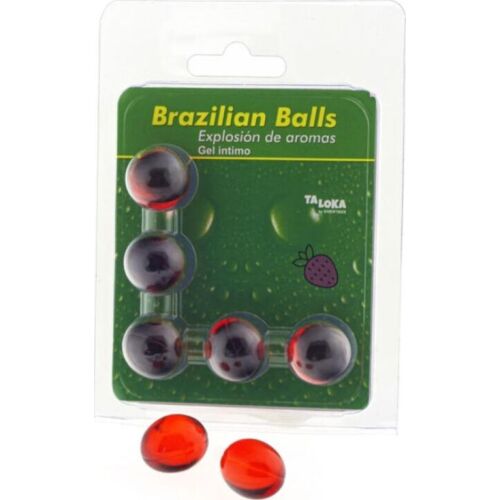 Brazilian Balls TALOKA 5 stk med jordbærsmak