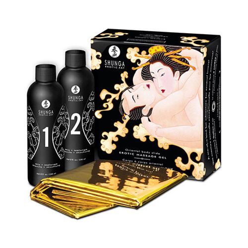 Kropp-til-kropp Massasje Gel SHUNGA Melon Mango
