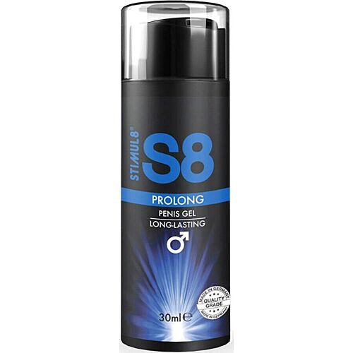Penisforsterker STIMUL8 S8 Prolong Gel 30 ml