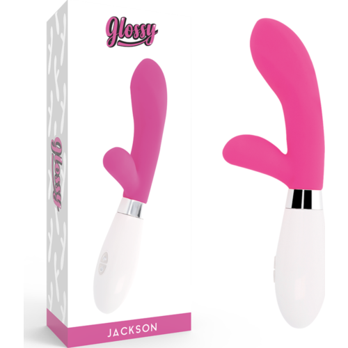 Massasjevibrator Masajeador GLOSSY Jackson med Dobbeltmotor