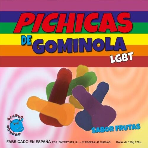 Søtsaker PRIDE GUMMY PENIS FRUITS - Søte godterier