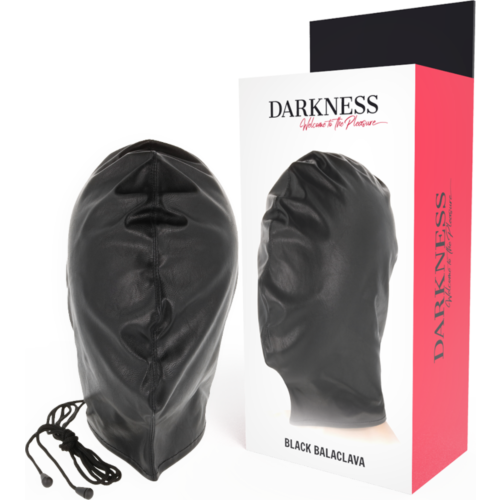 BDSM Hette Darkness Underkastelse Maske med Sensorisk Deprivasjon
