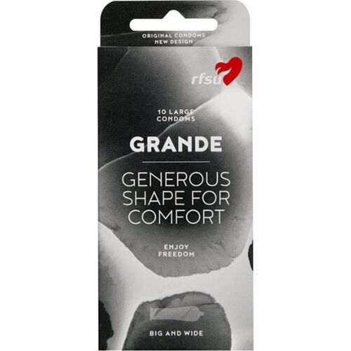 Kondomer Rfsu Grande | Transparent og Lubricert