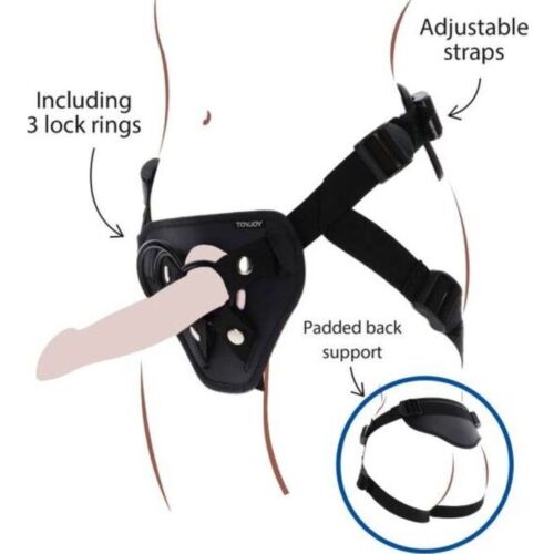 Strap-on GET REAL Harness Deluxe med justerbare stropper