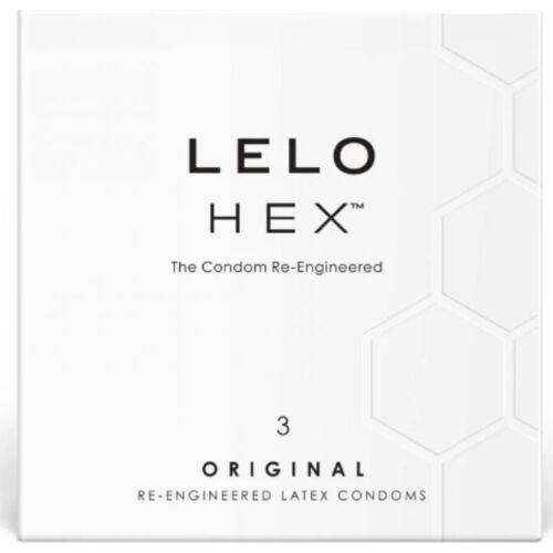 Kondom LELO HEX 3 enheter med økt følsomhet