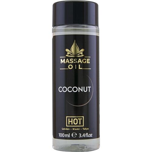Massasjeolje HOT Kokos 100 ml med dyp hudpleie