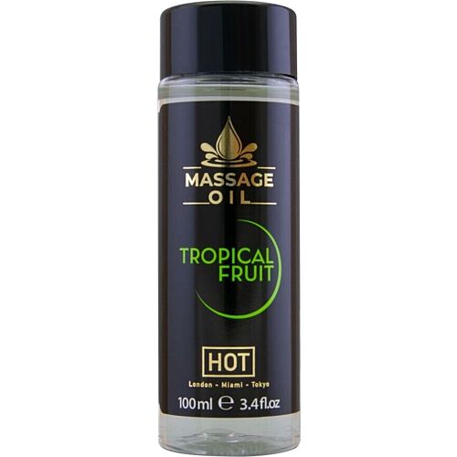 Massasjeolje HOT Tropical Fruit 100ml med Vitamin E