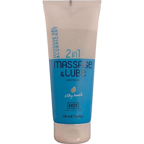 Gleitmiddel HOT 2in1 Silky Touch 200 ml