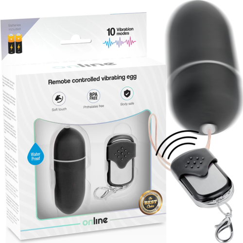 Huevo Vibrator Huevo ONLINE L med fjernkontroll