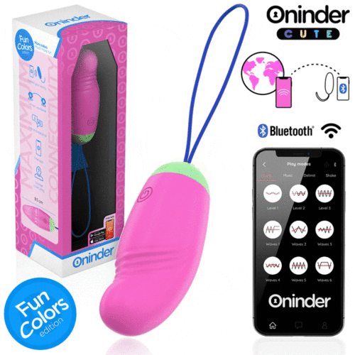 Vibrerende Egg ONINDER CUTE med bølgebevegelse