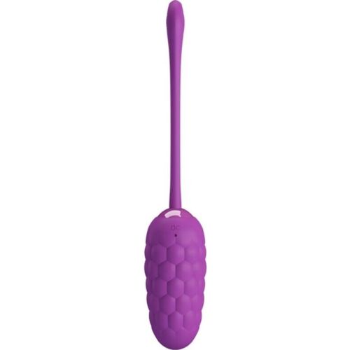 Vibrerende Egg Pretty Love lilla, marin tekstur, 12 Moduser