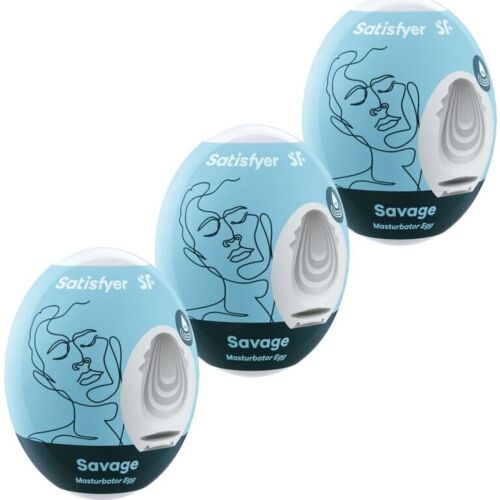 Masturbator Satisfyer Eggs Savage med Hydro-Active