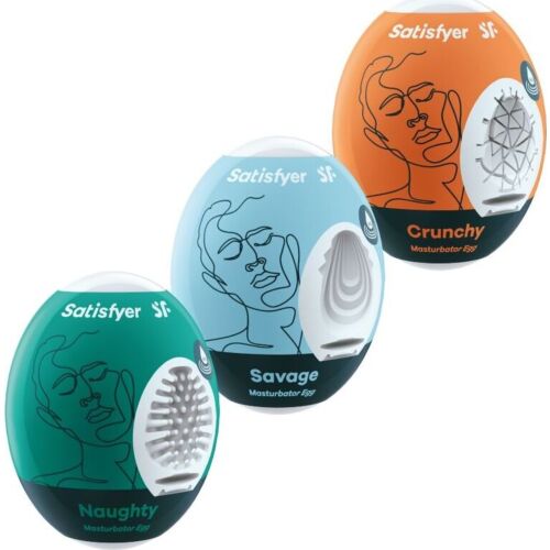Masturbator SATISFYER EGGS Set med 3 Varianter