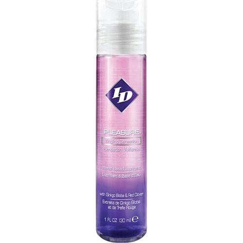 Vannbasert Lubricant ID PLEASURE 30 ML med stimulering