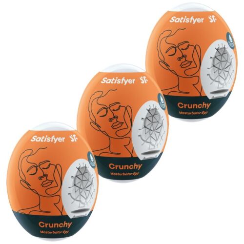 Masturbator SATISFYER EGGS 3 Crunchy med Hydro-Active