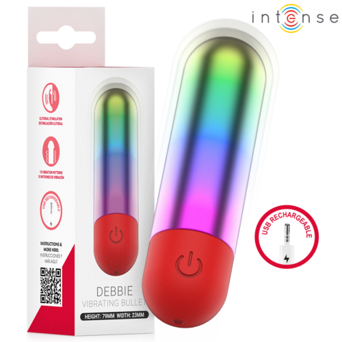 INTENSE Debbie Rainbow Klitorisstimulator med Vibrasjon
