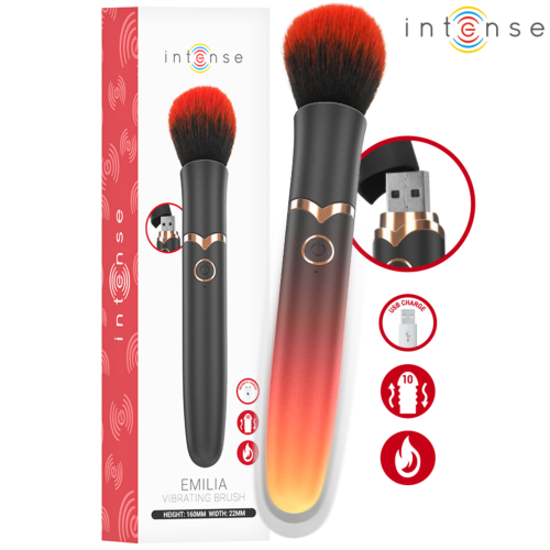 Vibrator INTENSE HIGH TECH Emilia med varme og 10 vibras