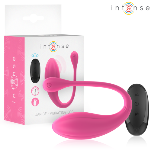 Vibrator INTENSE JANICE med fjernkontroll og 10 vibrasjonsmoduser