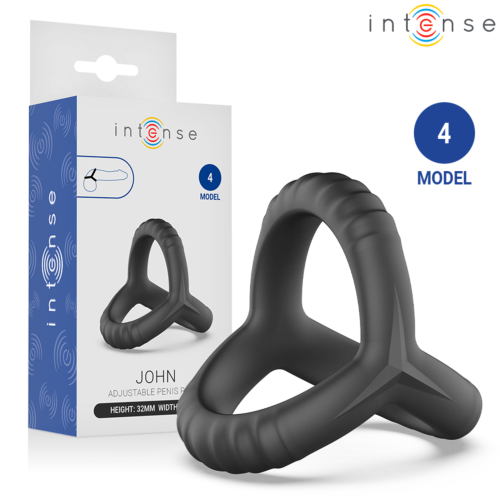 Regulerbar triple ring for intens glede