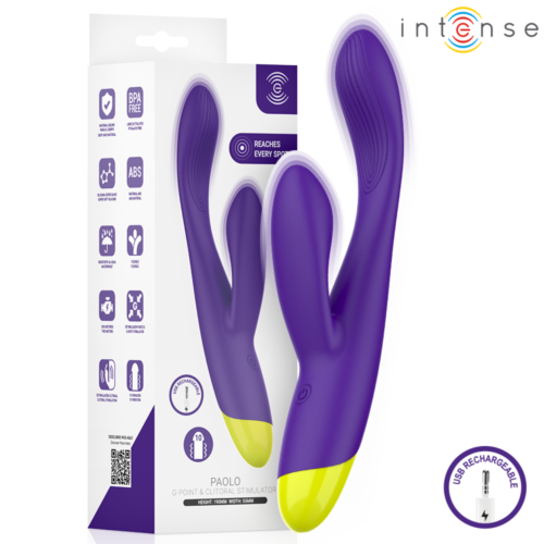Vibrerende Stimulator INTENSE PAOLO med 10 Vibrasjonsmodi