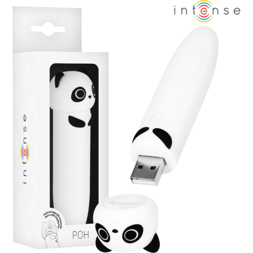 Vibrerende kule INTENSE POH med panda-design