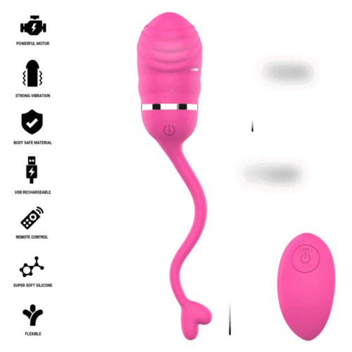 Vibrerende Egg INTENSE REMOTE CONTROL med Fjernkontroll