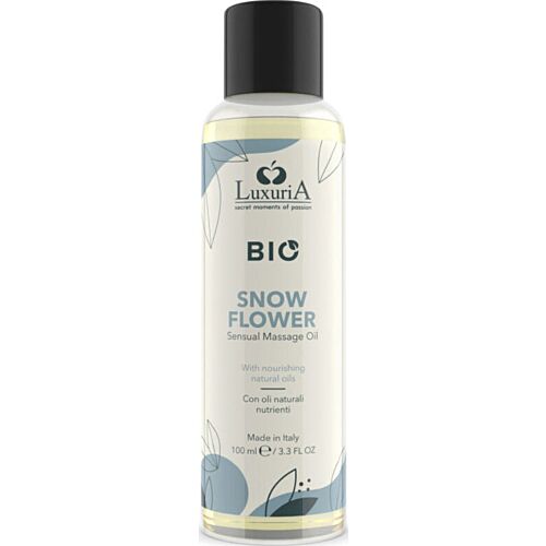 Massasjeolje INTIMATELINE LUXURIA BIO SNOW FLOWER 100 ML