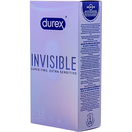 Kondom DUREX Ultra Thin Invisible 12 enheter