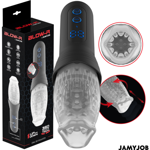 Masturbator JAMYJOB BLOW-R med thrusting og rotasjon