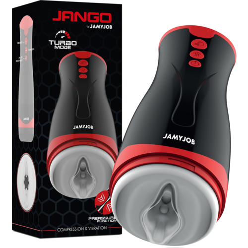 Masturbator JAMYJOB JANGO med kompresjon og vibrasjon