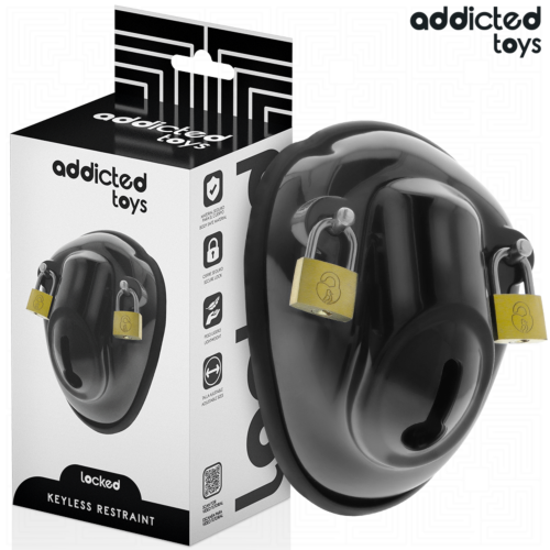 BDSM Penis Cage ADDICTED TOYS LOCKED - Nøkkelløs restriksjon