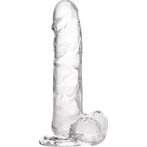Dildo S Pleasures Jelly Transparent L med realistisk følelse