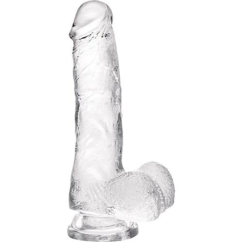 Dildo S Pleasures Jelly Transparent M med realistisk følelse