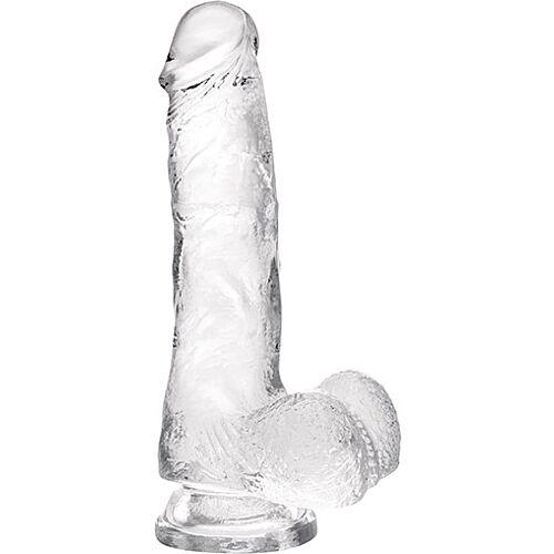 Dildo S Pleasures Transparent med realistisk følelse