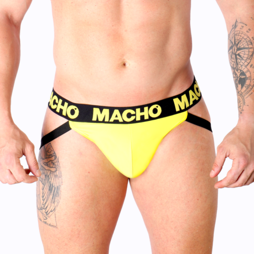 Jockstrap MACHO UNDERWEAR MX25A med åpen bakdel