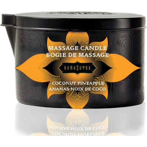 Massasjek Candle KAMASUTRA Kokos og Ananas 170g