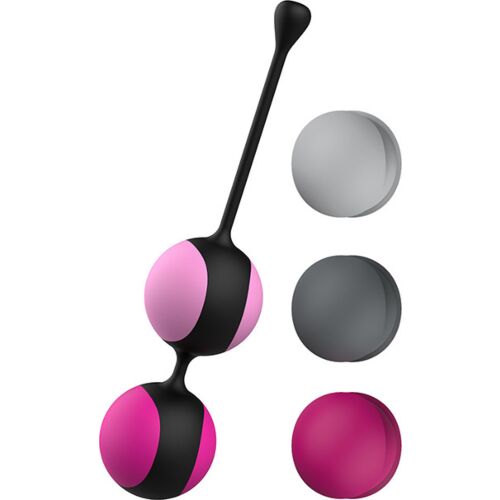 Stimulator Liebe Kewos Black/Cerise med dobbel stimulering