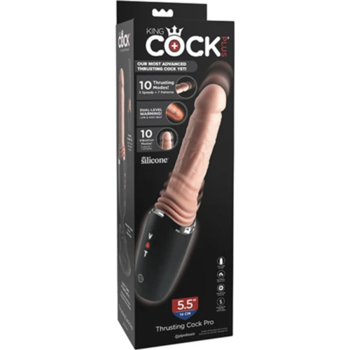 Dildo KING COCK PLUS – THRUSTING COCK PRO 12,7 cm