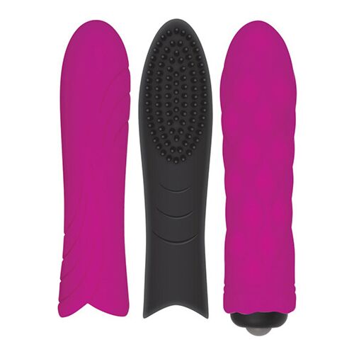 Funda Evolved Pleasure Sleeve Trio med Bullet